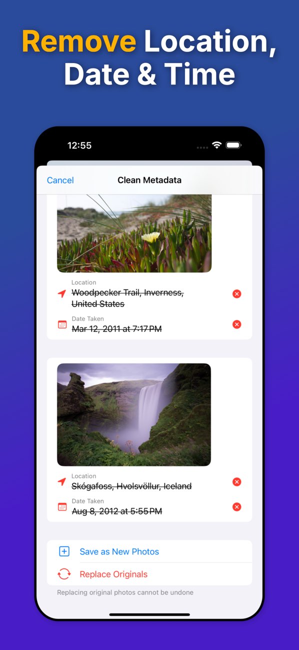 English Metadata Remover screen 2